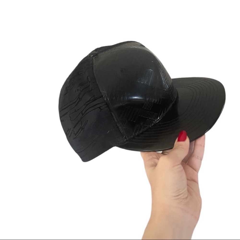 RARE JORDAN Retro OG Jumpman Fitted Hat 1985 2008 Black 7-5/8 - Picture 2 of 9